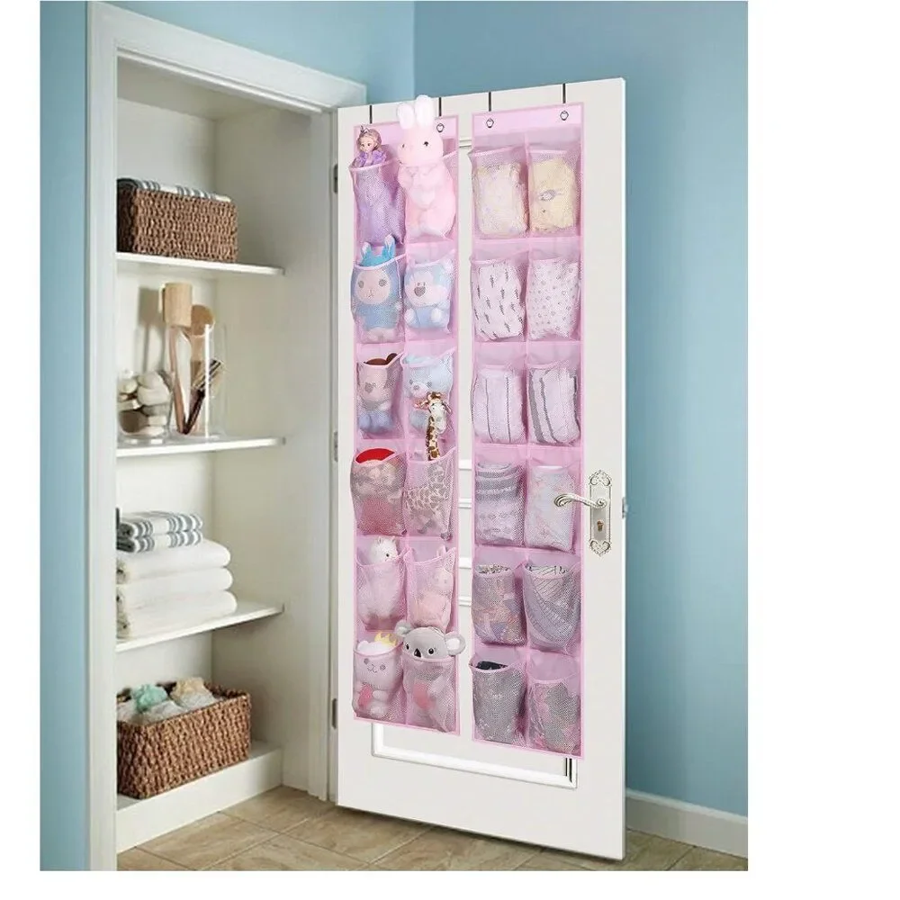 Over the Door Shoe Organizer Hanging Shoe Rack Narrow Closet Storage Bags
